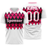 Custom Diamond Gradient Team Soccer Jersey